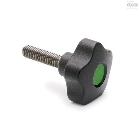 Stainless Steel Threaded Stud, With Cap, VCT.32-SST-p-M6x20-C17